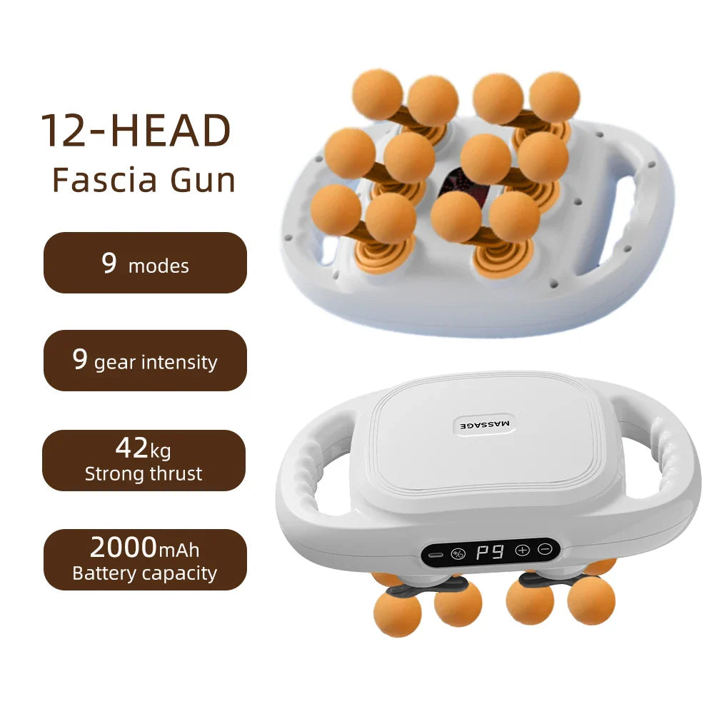 🔥Hot Sale 🔥 12-HEAD MASSAGE GUN